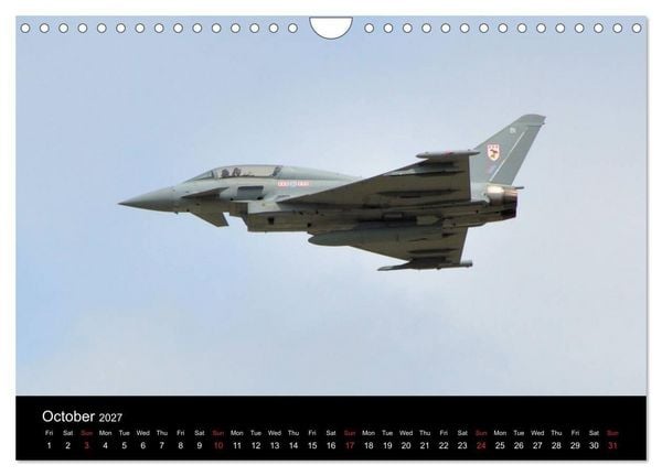 Produktbild: The Mighty Eurofighter Typhoon (Wall Calendar 2027 DIN A4 landscape), CALVENDO 12 Month Wall Calendar