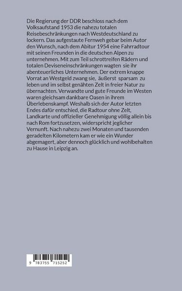 Produktbild: Wie ein DDR-Abiturient mit dem Fahrrad nach Rom kam