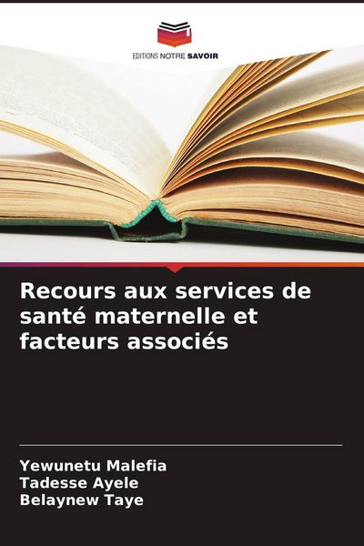 Produktbild: Recours aux services de sant&eacute; maternelle et facteurs associ&eacute;s
