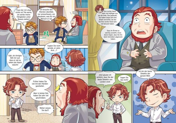 Produktbild: Manhwa f&uuml;r Kids: Sherlock Holmes (Band 1) - Eine Studie in Scharlachrot