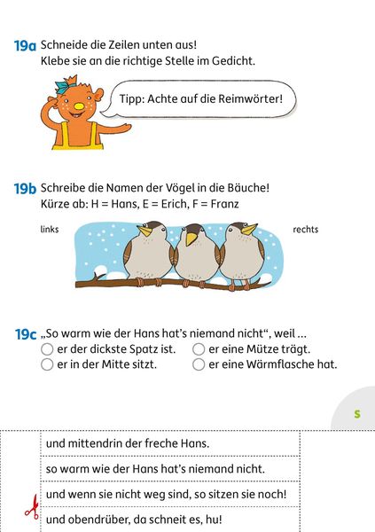 Deutsch 2. Klasse Übungsheft - Besser lesen