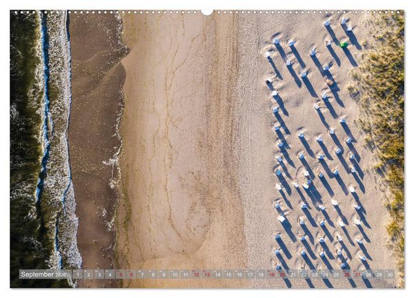 Produktbild: USEDOM Die drei Seeb&auml;der Ahlbeck - Heringsdorf - Bansin (hochwertiger Premium Wandkalender 2026 DIN A2 quer), Kunstdruck in Hochglanz