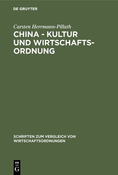 Produktbild: China - Kultur und Wirtschaftsordnung