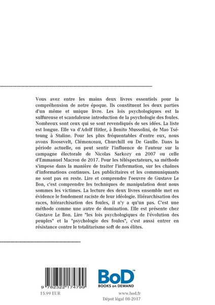Produktbild: La psychologie des foules.