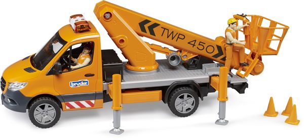 Bruder - MB Sprinter Arbeitsbühne mit Light plus Sound Modul