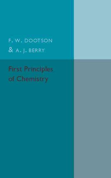Produktbild: First Principles of Chemistry