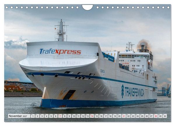 Produktbild: Ostsee Ahoi - Gro&szlig;e Schiffe, kleine Boote (Wandkalender 2027 DIN A4 quer), CALVENDO Monatskalender
