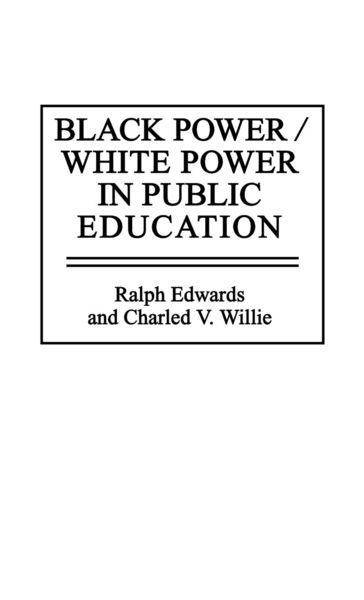 Produktbild: Black Power/White Power in Public Education