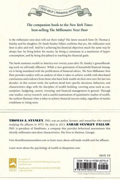 Produktbild: The Next Millionaire Next Door