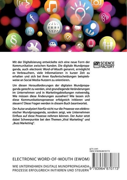 Produktbild: Electronic Word-of-Mouth (eWOM). Wie Unternehmen digitale Mundpropagandaprozesse erfolgreich initiieren und steuern