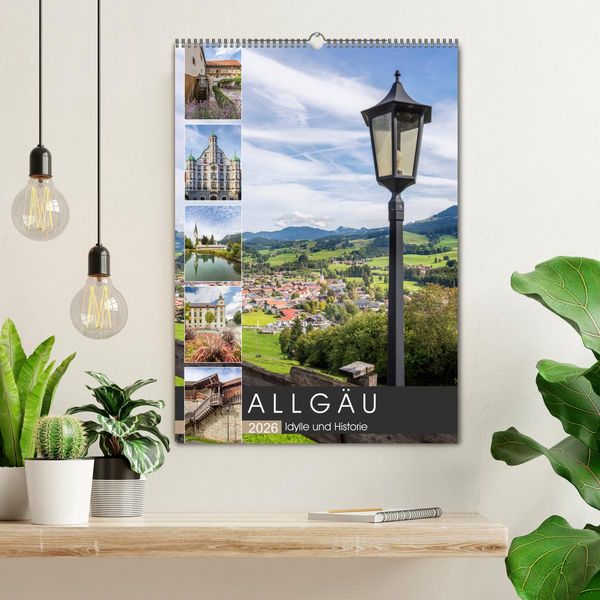 Produktbild: ALLG&Auml;U Idylle und Historie (Wandkalender 2026 DIN A2 hoch), CALVENDO Monatskalender