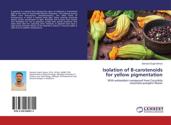 Produktbild: Isolation of B-carotenoids for yellow pigmentation