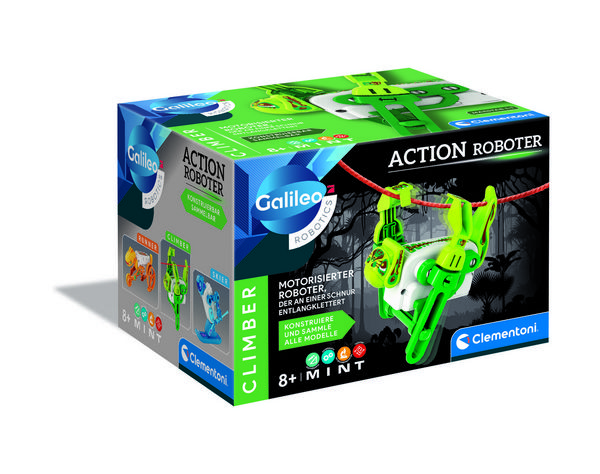 Experimentierset Galileo Action Roboter Climber grün/weiß
