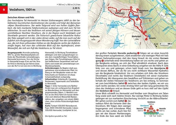 Produktbild: ROTHER Wanderf&uuml;hrer Norwegen &ndash; Der S&uuml;den. 60 Fjord- und Bergwanderungen zwischen Oslo, Kap Lindesnes und Sognefjord