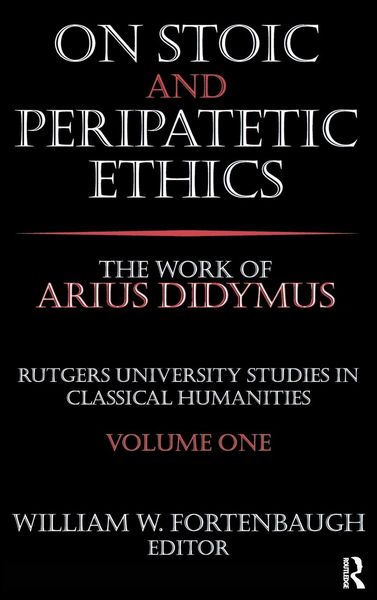 Produktbild: On Stoic and Peripatetic Ethics