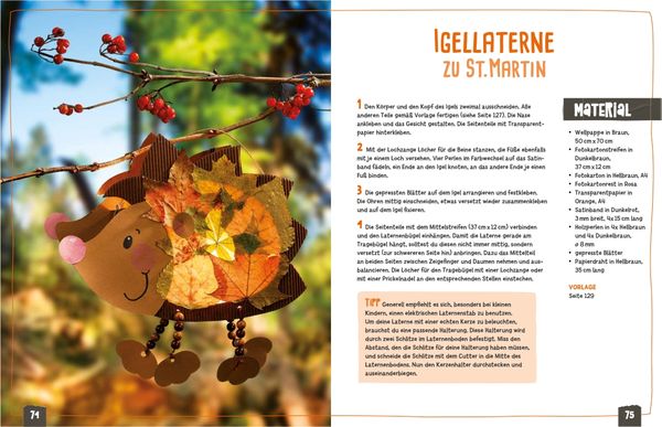 Produktbild: Familienbastelbuch Natur