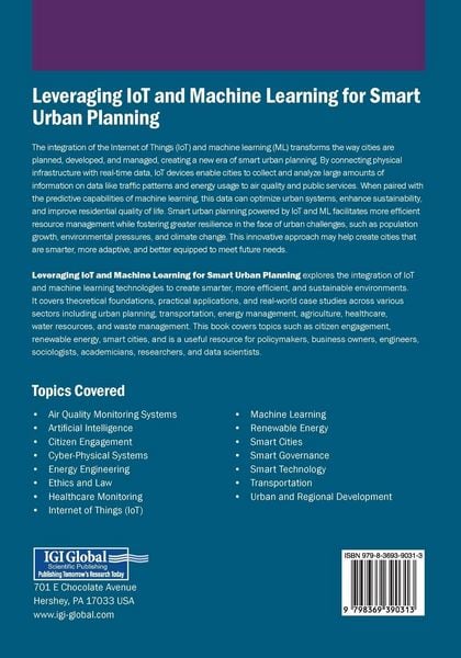 Produktbild: Leveraging IoT and Machine Learning for Smart Urban Planning