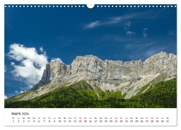 Produktbild: Les Hauts du Vercors (Calendrier mural 2026 DIN A3 vertical), CALVENDO calendrier mensuel