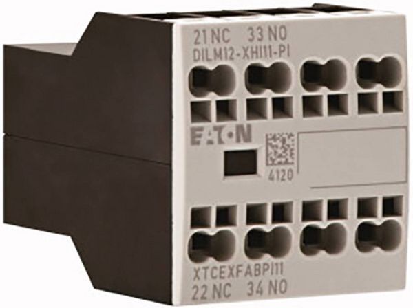 Produktbild: Eaton 199456 DILM12-XHI11-PI Hilfsschalter 240 V/AC 3.5A 1 Schlie&szlig;er, 1 &Ouml;ffner 1St.
