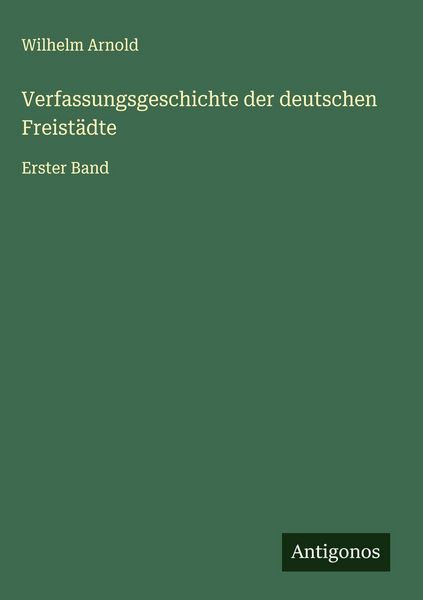 Produktbild: Verfassungsgeschichte der deutschen Freist&auml;dte