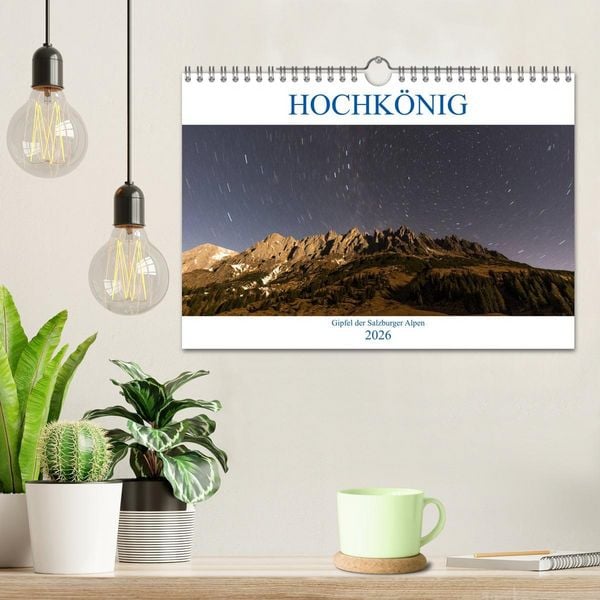 Produktbild: HOCHK&Ouml;NIG - Gipfel der Salzburger Alpen (Wandkalender 2026 DIN A4 quer), CALVENDO Monatskalender