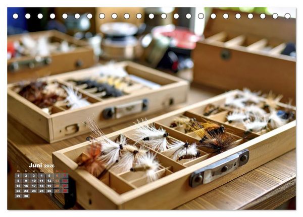 Produktbild: Die Kunst der Fliege (Tischkalender 2026 DIN A5 quer), CALVENDO Monatskalender