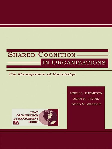 Produktbild: Shared Cognition in Organizations
