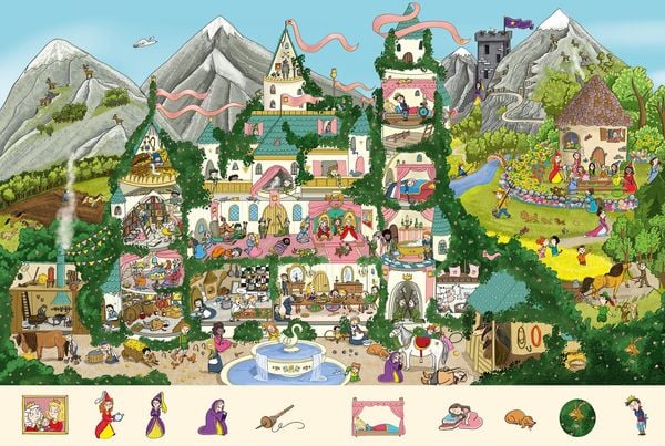 Produktbild: Die sch&ouml;nsten Wimmelm&auml;rchen der Br&uuml;der Grimm