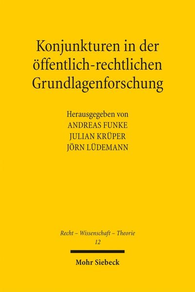 Produktbild: Konjunkturen in der &ouml;ffentlich-rechtlichen Grundlagenforschung