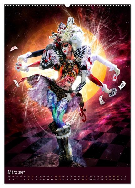 Produktbild: Bodypainting Adventures (Wandkalender 2027 DIN A2 hoch), CALVENDO Monatskalender