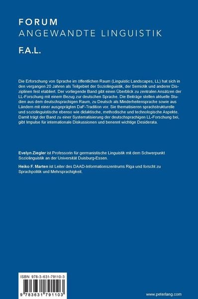 Produktbild: Linguistic Landscapes im deutschsprachigen Kontext