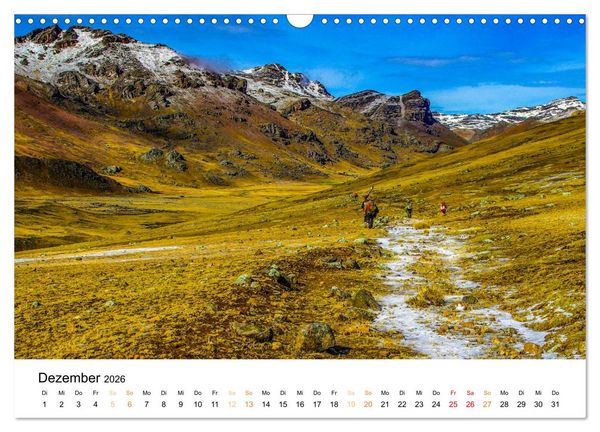 Produktbild: Qhapaq &Ntilde;an - die K&ouml;nigsstrasse der Anden (Wandkalender 2026 DIN A3 quer), CALVENDO Monatskalender
