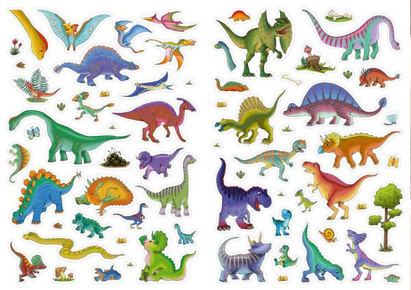 Produktbild: Mein Stickeralbum Dinosaurier