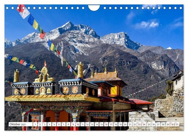Produktbild: Nepal- Trekking durchs Hochgebirge (Wandkalender 2027 DIN A4 quer), CALVENDO Monatskalender
