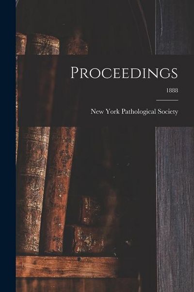 Produktbild: Proceedings; 1888