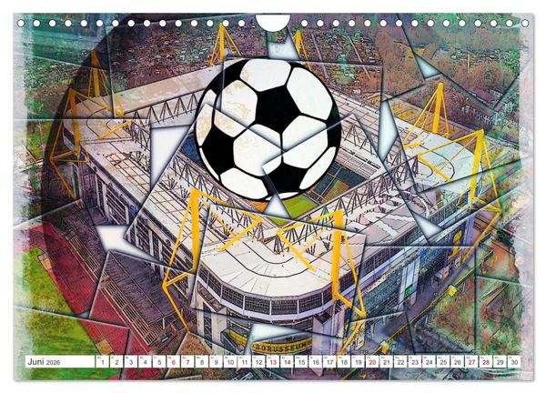 Produktbild: Auf geht&acute;s nach Dortmund (Wandkalender 2026 DIN A4 quer), CALVENDO Monatskalender