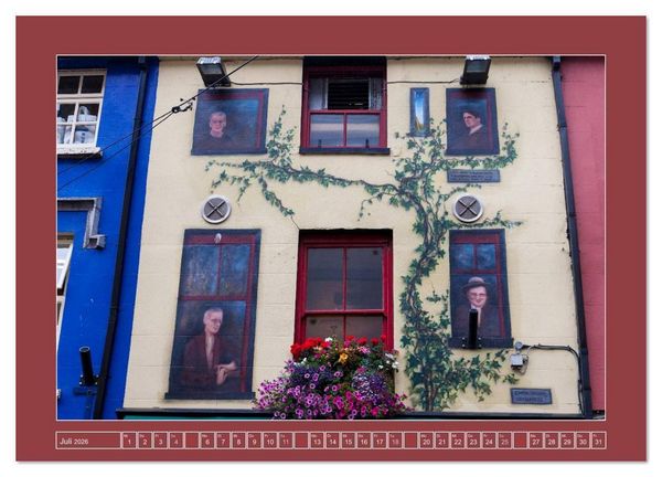 Produktbild: IRLAND - Die sch&ouml;nsten Fassadenmalereien (Wandkalender 2026 DIN A3 quer), CALVENDO Monatskalender