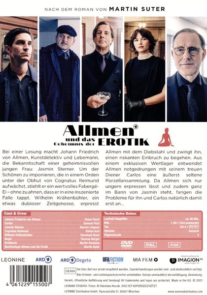 Produktbild: Allmen und das Geheimnis der Erotik