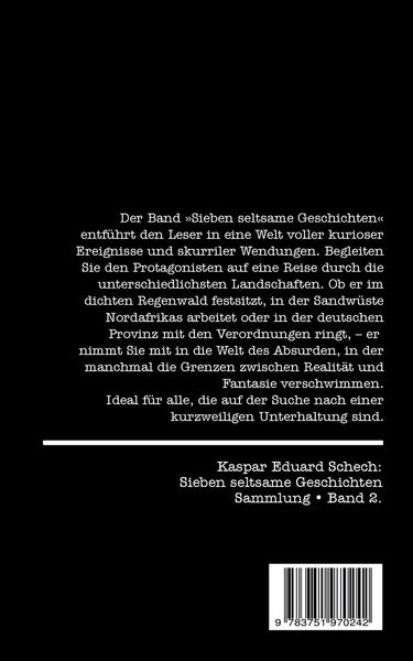 Produktbild: Sieben seltsame Geschichten
