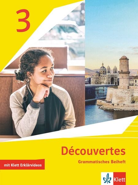 Produktbild: D&eacute;couvertes 3. Ausgabe 1. oder 2. Fremdsprache. Grammatisches Beiheft mit Klett Erkl&auml;rfilmen 3. Lernjahr