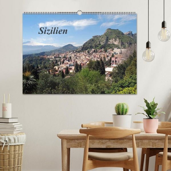 Produktbild: Sizilien (Wandkalender 2026 DIN A2 quer), CALVENDO Monatskalender