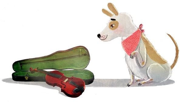 Produktbild: An der Geige: Hugo, der Hund!