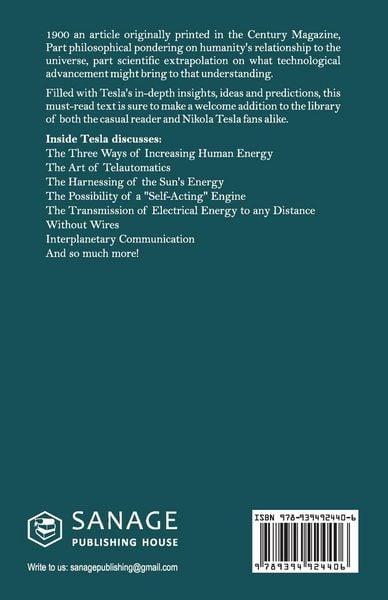 Produktbild: The Problem of Increasing Human Energy