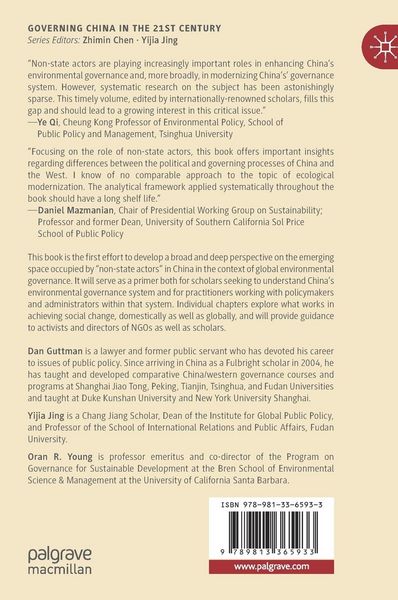 Produktbild: Non-state Actors in China and Global Environmental Governance