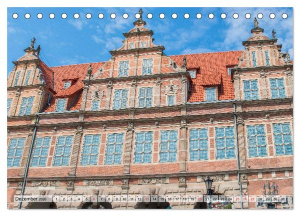 Produktbild: Polnische Dreistadt - Danzig, Gdingen und Seebad Sopot (Tischkalender 2026 DIN A5 quer), CALVENDO Monatskalender