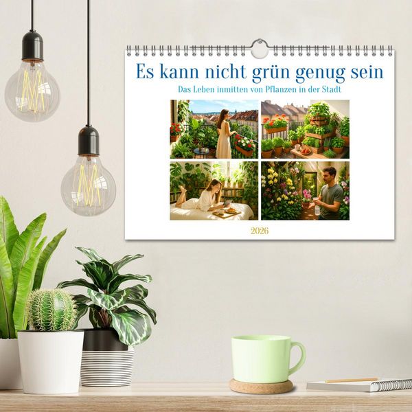 Produktbild: Es kann nicht gr&uuml;n genug sein (Wandkalender 2026 DIN A4 quer), CALVENDO Monatskalender