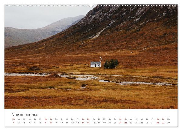 Produktbild: Schottland - Eine eindrucksvolle Reise in ein wundersch&ouml;nes Land. (hochwertiger Premium Wandkalender 2026 DIN A2 quer), Kunstdruck in Hochglanz