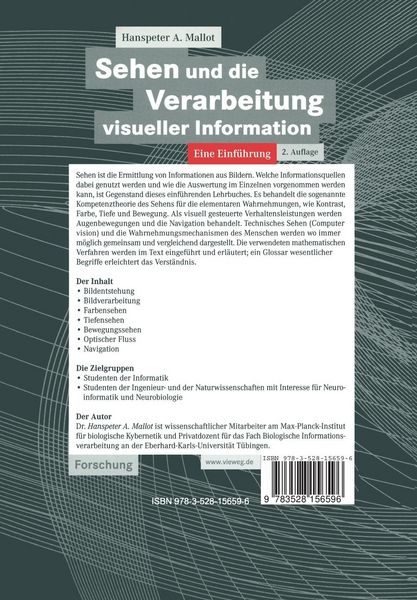 Produktbild: Sehen und die Verarbeitung visueller Information