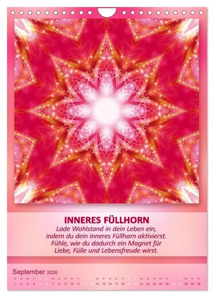 Produktbild: Light Energy Mandalas - Kalender - Vol. 1 (Wandkalender 2026 DIN A4 hoch), CALVENDO Monatskalender