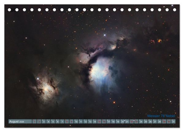 Produktbild: Deep Sky Kalender (Tischkalender 2026 DIN A5 quer), CALVENDO Monatskalender